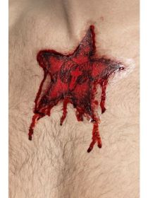 Tetování - zranění - hvězda