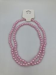 KORÁLE perlové růžové světlé 